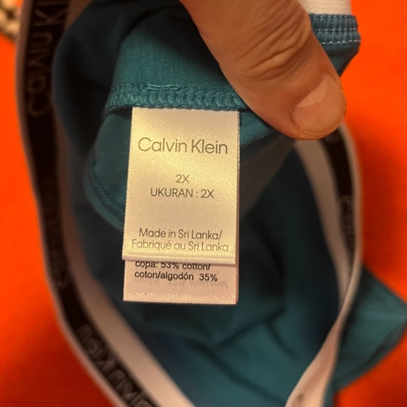 Calvin Klein blue sporty cotton modal bralette plus size NWT - Picture 6 of 8